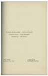 Moe Howard's 23pp. Script Dated December 1951 for The Three Stooges Film ''Up in Daisy's Penthouse'' -- Near Fine Condition